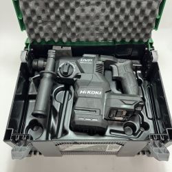 HiKOKI ハイコーキ コードレスハンマドリル DH3628DA ブラック  28mm 36v 充電器・充電池2個・ケース付 Sランク