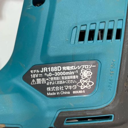 MAKITA マキタ 工具 切断工具 レシプロソー JR188D ケース付 コードレス式 18v