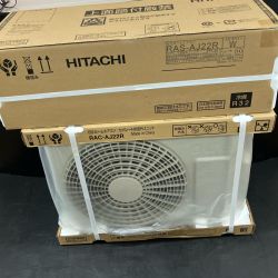 HITACHI 日立 ルームエアコン 白くまくん RAS-AJ22R 主に6畳用 室外機セット Nランク