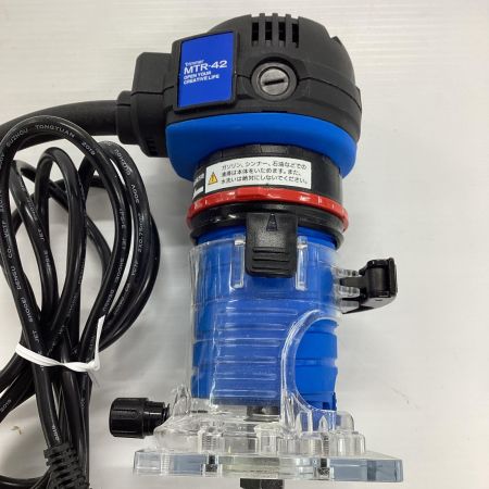 RYOBI リョービ 工具 切削工具 トリマー 程度B 本体のみ コード式 100v MTR-42 ブルー