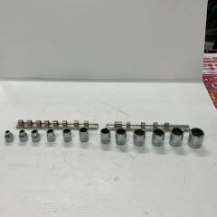Snap-on スナップオン ソケット 12点ｾｯﾄ 1/4・5/16・3/8・7/16・1/2・9/16・5/8・11/16・19・3/4・13/16・7/8 Bランク