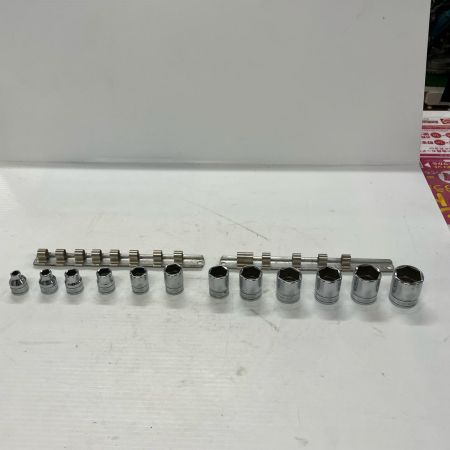 Snap-on スナップオン ソケット 12点ｾｯﾄ 1/4・5/16・3/8・7/16・1/2・9/16・5/8・11/16・19・3/4・13/16・7/8