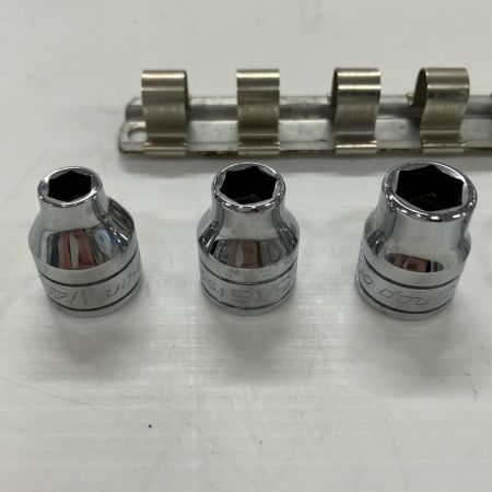 Snap-on スナップオン ソケット 12点ｾｯﾄ 1/4・5/16・3/8・7/16・1/2・9/16・5/8・11/16・19・3/4・13/16・7/8
