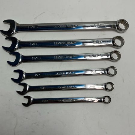 Snap-on スナップオン ハンドツール コンビネーションレンチ OEX12B~22B 6本セット OEX22B