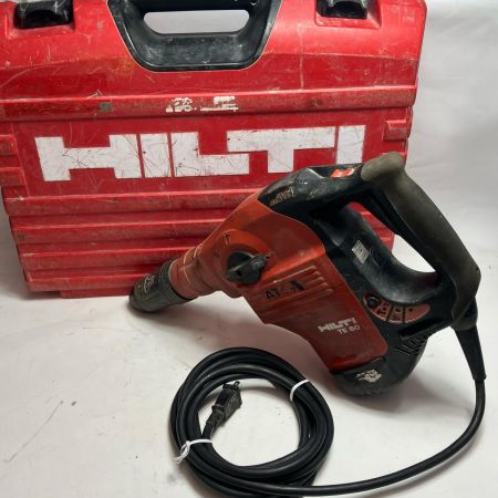 Hilti ヒルティ 締め付け工具 コード式 ハンマドリル ケース付 キズ・ヨゴレ有 TE60-ATC レッド
