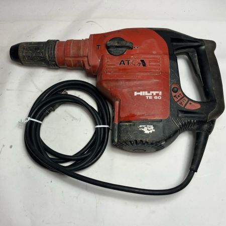 Hilti ヒルティ 締め付け工具 コード式 ハンマドリル ケース付 キズ・ヨゴレ有 TE60-ATC レッド