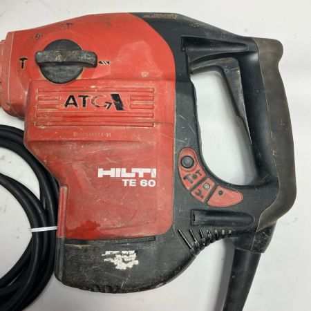 Hilti ヒルティ 締め付け工具 コード式 ハンマドリル ケース付 キズ・ヨゴレ有 TE60-ATC レッド