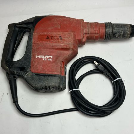 Hilti ヒルティ 締め付け工具 コード式 ハンマドリル ケース付 キズ・ヨゴレ有 TE60-ATC レッド