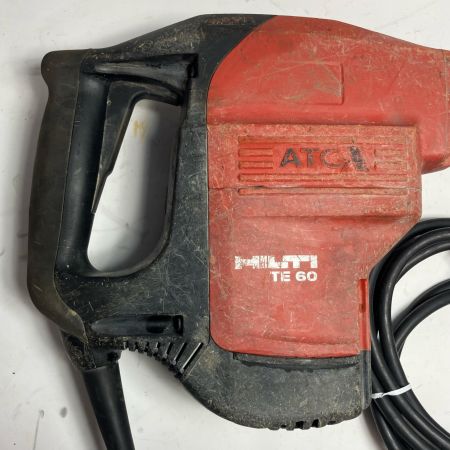 Hilti ヒルティ 締め付け工具 コード式 ハンマドリル ケース付 キズ・ヨゴレ有 TE60-ATC レッド