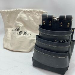 KNICKS ニックス 総ヌメ革3段腰袋 KGB-301DDX ブラック Bランク