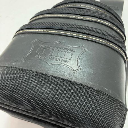 KNICKS ニックス 総ヌメ革3段腰袋 KGB-301DDX ブラック