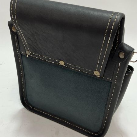 KNICKS ニックス 総ヌメ革3段腰袋 KBS-301DD ブラック