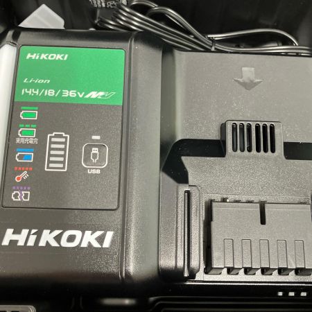 HiKOKI ハイコーキ コードレスインパクトレンチ WR 36DH グリーン 充電器・充電池2個・ケース付 36v