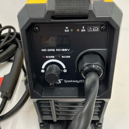 SUZUKID スズキッド インバータ半自動溶接機 スパークウェイ80 SSW-80 イエロー