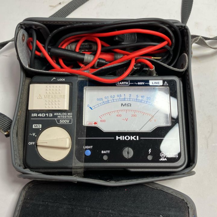 HIOKI 工具 テスター アナログ絶縁抵抗計 IR4013 - 中古工具・電動工具