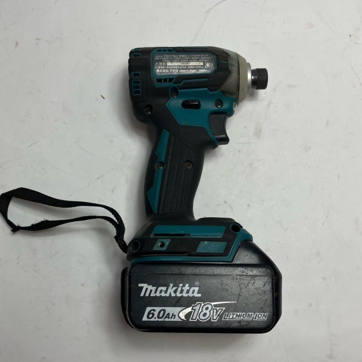 MAKITA マキタ 充電式インパクトドライバ TD170D ブルー 充電池1個付 