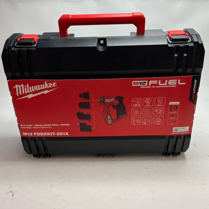 【中古美品】マックスフリッツユーロトレイル2 赤 44 Milwaukee 工具 マルチドリルドライバー M12 FDDXKIT-251X オレンジ 未