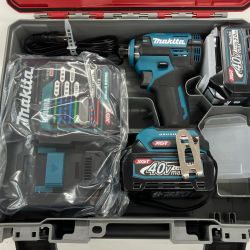 MAKITA マキタ 充電式インパクトレンチ TD003GRAX ブルー 充電器・充電池2個・ケース付 40v Sランク