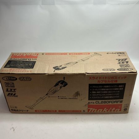 MAKITA マキタ 工具 充電式クリーナー CL280FDRFW 18v バッテリー付 未使用品