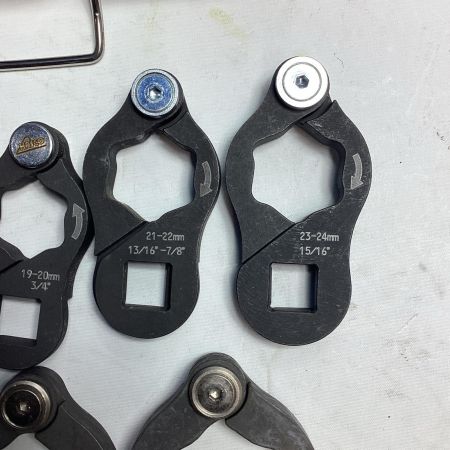 HASCO ハンドツール バタフライレンチ 8本セット 14mm,17-18mm,19-20mm,21-22mm,23-24mm,27mm,30mm,32mm ケース付