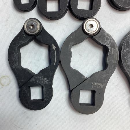 HASCO ハンドツール バタフライレンチ 8本セット 14mm,17-18mm,19-20mm,21-22mm,23-24mm,27mm,30mm,32mm ケース付