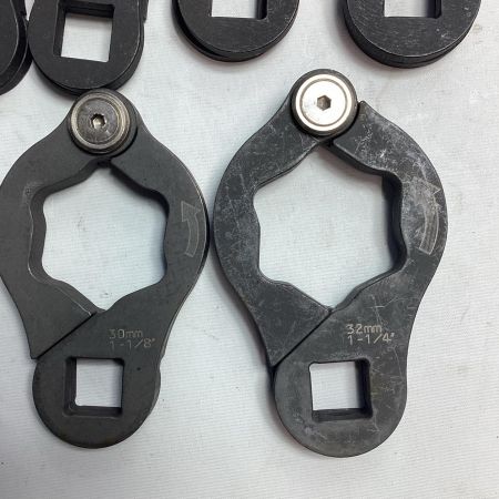 HASCO ハンドツール バタフライレンチ 8本セット 14mm,17-18mm,19-20mm,21-22mm,23-24mm,27mm,30mm,32mm ケース付