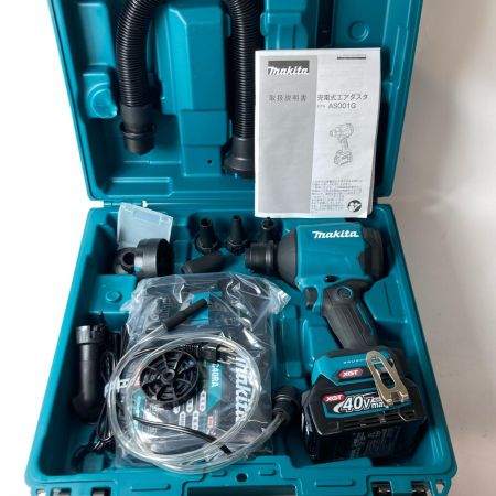 MAKITA マキタ 工具 エアダスター AS001GRD ブルー バッテリー・充電器・ケース付 コードレス式 40v