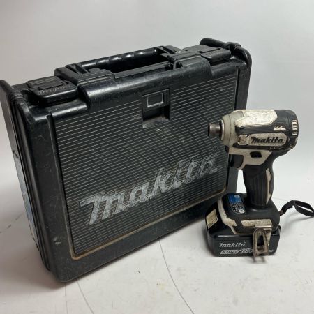 MAKITA マキタ 工具 インパクトドライバ TD171D ホワイト 充電器・充電池1個・ケース付 コードレス式 18v