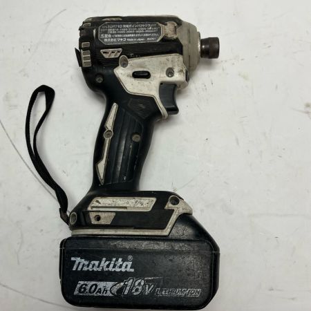 MAKITA マキタ 工具 インパクトドライバ TD171D ホワイト 充電器・充電池1個・ケース付 コードレス式 18v