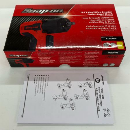 Snap-on スナップオン インパクトレンチ 充電池1個付 コードレス式 7.2v 2.5Ah CT861 イエロー