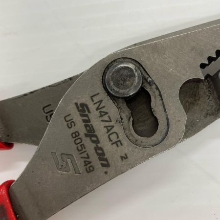 Snap-on スナップオン ハンドツール ロングノーズスリップジョイントプライヤー LN47ACF