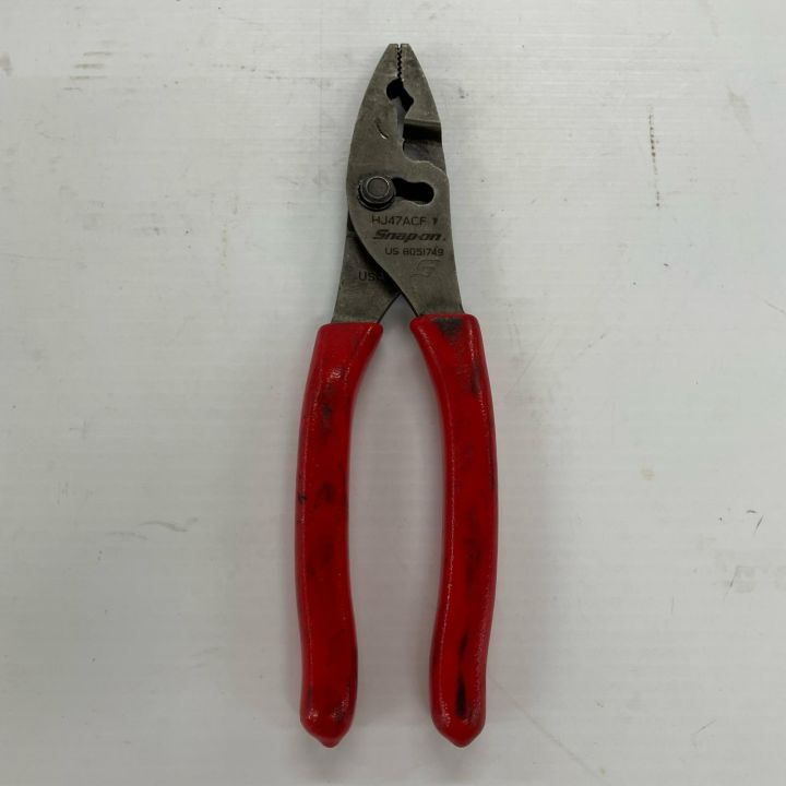 Snap-on スナップオン 工具 ハンドツール コンビネーションスリップジョイントプライヤー 47ACF ♭♭ Snap-on スナップオン ハンドツール コンビネーションプライヤー