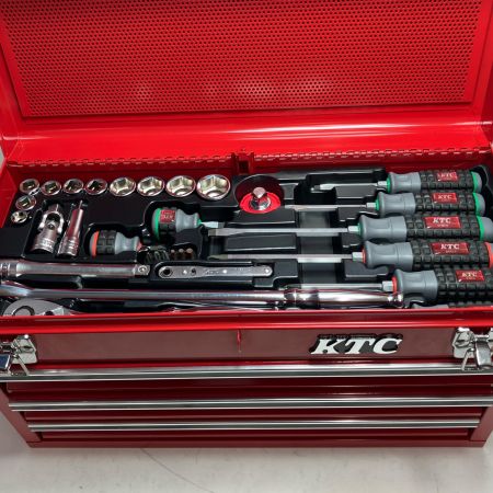 KTC ケーティーシー 工具 工具セット SKX0213 ﾂｰﾙｾｯﾄ 若干使用 レッド