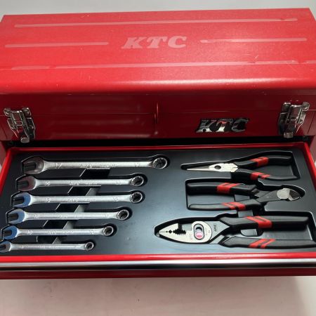 KTC ケーティーシー 工具 工具セット SKX0213 ﾂｰﾙｾｯﾄ 若干使用 レッド