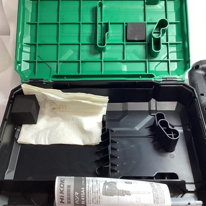 ✨HiKOKI　中古美品　H41SA4　電動ハンマ　★ほぼ未使用商品★　ケース付き✨うるま市田場✨ HiKOKI】【未使用品】ハイコーキ『ハンマ ケース/サイドハンドル