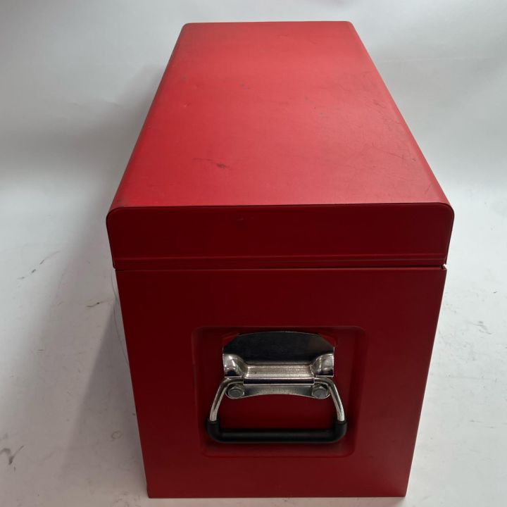 大型ドイツ箱２箱セット（中古） TONE トネ 工具 工具セット BX230 レッド ツール付3段・鍵付き - 中古