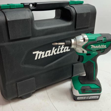MAKITA マキタ 工具 インパクトドライバ MTD001DSX グリーン 充電器・充電池2個・ケース付 14.4v
