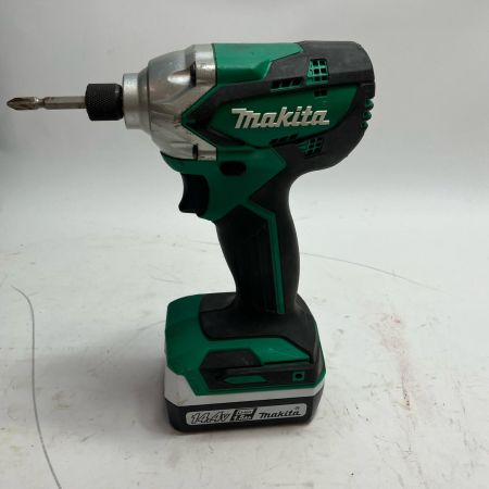 MAKITA マキタ 工具 インパクトドライバ MTD001DSX グリーン 充電器・充電池2個・ケース付 14.4v