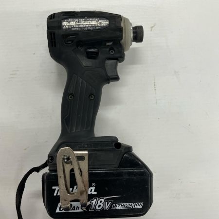 MAKITA マキタ 工具 インパクトドライバ TD172D ブラック 充電池1個付 コードレス式 18v 6.0Ah