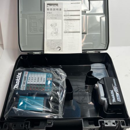 MAKITA マキタ 工具 インパクトドライバ TD173DRGX ブルー 未使用品 充電器・充電池2個・ケース付 18v 6.0Ah