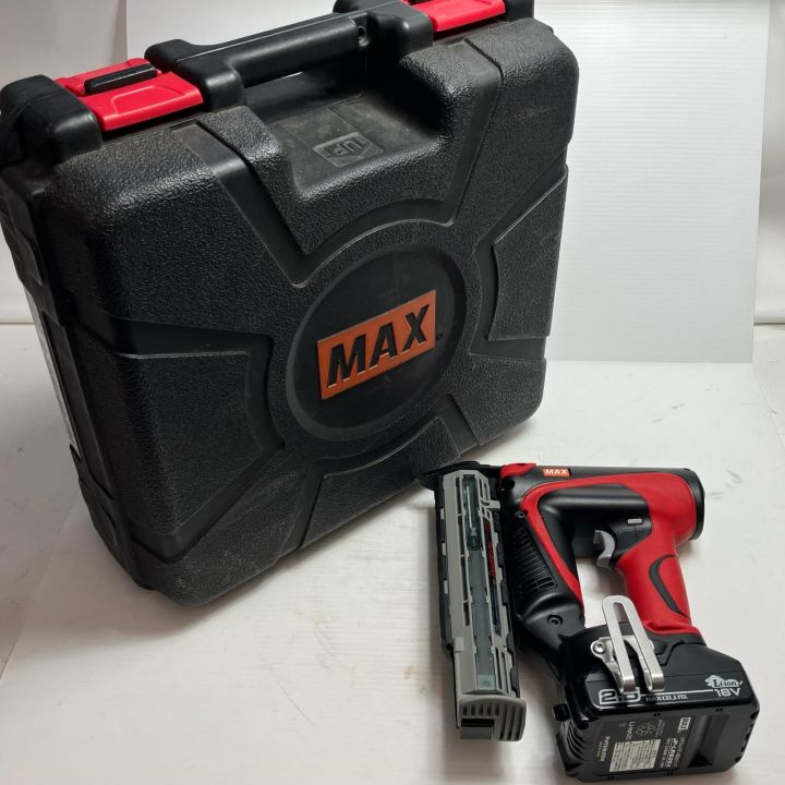 MAX マックス 工具 フィニッシュネイラ TJ-35FN1 レッド 充電器・充 