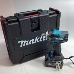 MAKITA マキタ 工具 インパクトレンチ TW004G ブルー 未使用品 充電器・充電池2個・ケース付 コードレス式 40v Sランク