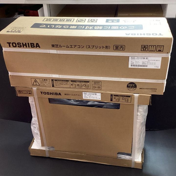 TOSHIBA 東芝 エアコン 壁掛けエアコン RAS-2215ATM 未使用品 - 中古 