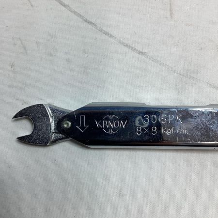 KANON 工具 0.98N・m スパナ式単能形トルクレンチ N30SPK8