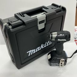 MAKITA マキタ 工具 インパクトドライバ TD173DRGXB ブラック 充電器・充電池2個・ケース付 Bランク