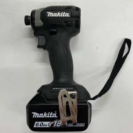 MAKITA マキタ 工具 インパクトドライバ TD173DRGXB ブラック 充電器・充電池2個・ケース付