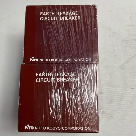 NITTO 工具 漏電ブレーカー 2303x4 ４個セット GE53C 3P 50A F30型
