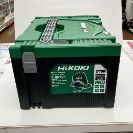 HiKOKI ハイコーキ 丸のこ　充電器・充電池2個・ケース付 コードレス式 125mm 10.8v  C1205DA グリーン