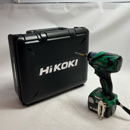 HiKOKI インパクトドライバ WH14DBAL2 グリーン