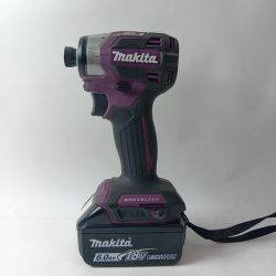 MAKITA マキタ 工具 締め付け工具 インパクトドライバ TD173 パープル  18V 充電器・バッテリー1個付 Bランク